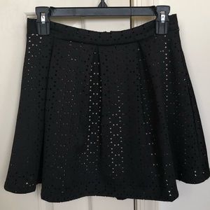 Black Pacsun Skater Skirt